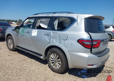 2022 Nissan Armada Sv 2Wd из США, поврежденный, VIN JN8AY2AC2N9162494